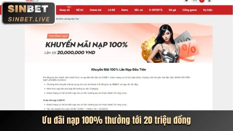 Ưu đãi chào mừng thành viên mới 68vip
